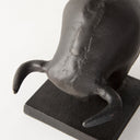 Tauro III Set of 2 10L x 5W Black Cast Aluminum Raging Bull Bookends - Default Title