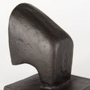 Tauro III Set of 2 10L x 5W Black Cast Aluminum Raging Bull Bookends - Default Title