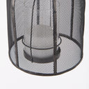 Jutland Set of Three Black Metal Bird Cage Candle Holder Lanterns - Default Title