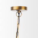Willson 170L x 170W x 290H Black Iron WAntique Brass Dome Pendant Light - Default Title