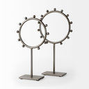 Elio 75L x 30W x 132H Small Studded hoop object - Default Title
