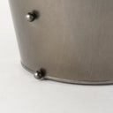 Elio 122H Large Gun Metal Gray Metal WStuds Vase - Default Title