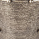 Elio 91H Small Champagne Metal WStuds Vase - Default Title