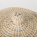 Olivia 157L x 157W x 173H Set of 3 Beige Seagrass Basket WLid and Handles - Default Title