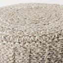 Bina 190L x 190W x 150H Taupe 4 Legged Wool Stool - Default Title