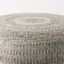 Bina 300L x 300W x 150H Dark Gray 4 Legged Wool Stool - Default Title