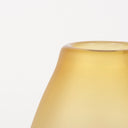 Pyla Large YellowBrown Glass Sand Dune Inspired Vase - Default Title