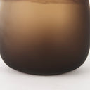 Pyla Large YellowBrown Glass Sand Dune Inspired Vase - Default Title