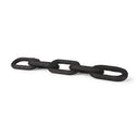 Alix 290L x 50W x 50H Black Wood Link Chain Decorative Object - Default Title