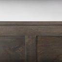 Darwin 80x175 Brown Solid Wood Gold Metal Base 4 Cabinet Door Sideboard - Default Title