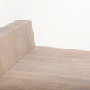 Elaine III 60L x 16W Brown Wood Angled Leg Console Table - Default Title