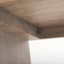 Elaine III 60L x 16W Brown Wood Angled Leg Console Table - Default Title