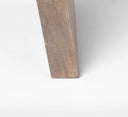 Elaine III 60L x 16W Brown Wood Angled Leg Console Table - Default Title