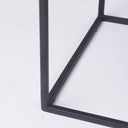 Morris 630L x 150W x 310H Beige Wood w Black Metal Frame 2 Drawer Console Table - Default Title