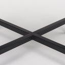 Lucas III Set of 2 15L x 15W 12L x 12W White Marble WBlack Iron Frame Accent Tables - Default Title