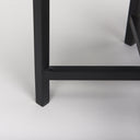 Lucas III Set of 2 15L x 15W 12L x 12W White Marble WBlack Iron Frame Accent Tables - Default Title