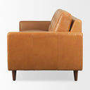 Olaf 882L x 378W x 350H Tan Leather Sofa - Default Title