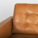 Olaf 882L x 378W x 350H Tan Leather Sofa - Default Title