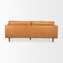 Elton 878L x 378W x 346H Tan Leather Sofa - Default Title