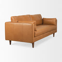 Elton 878L x 378W x 346H Tan Leather Sofa - Default Title