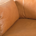 Elton 878L x 378W x 346H Tan Leather Sofa - Default Title