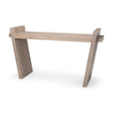 Elaine III 60L x 16W Brown Wood Angled Leg Console Table - Default Title