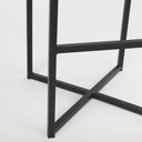 Frodo 165L x 165W x 2975H Gray Fabric Seat WBlack Iron Frame Bar Stool - Default Title