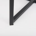 Frodo 165L x 165W x 2975H Gray Fabric Seat WBlack Iron Frame Bar Stool - Default Title
