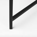 Lucas 30x30 White Marble Top Black Metal Base Coffee Table - Default Title