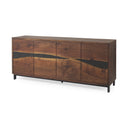 Hemlock 69L x 18W x 30H Brown Wood Sideboard - Default Title