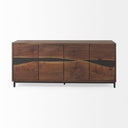 Hemlock 69L x 18W x 30H Brown Wood Sideboard - Default Title