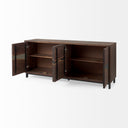 Hemlock 69L x 18W x 30H Brown Wood Sideboard - Default Title