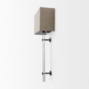 Kinsley Beige Shade WTransparent Body Wall Sconce - Default Title