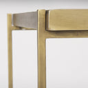 Trey Gold Metal WGlass Accent Table - Default Title