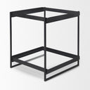 Trey Black Metal WGlass Accent Table - Default Title