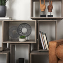 Micra 91L x 26W x 109H Matte Black Metal Decorative Object on a Stand - Default Title