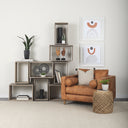 Micra 110L x 30W x 134H Matte Black Metal Decorative Object on a Stand - Default Title
