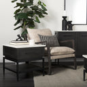Carollan II Large 9L x 9W Black Geometric Wood Ball Jack - Default Title
