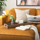 Vernon Small 24L x 7W Brown Reclaimed Wood Tray - Default Title