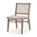Wynn Fabric WBrown Wood Dining Chair - Default Title