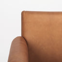 Ashton Brown Leather w Light Wood Accent Chair - Default Title