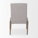 Palisades Gray Upholstery w Solid Wood Armless Dining Chair - Default Title