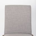 Palisades Gray Upholstery w Solid Wood Armless Dining Chair - Default Title