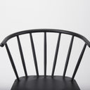 Colin 213L x 213W x 303H Black Metal Dining Chair - Default Title