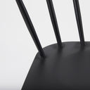 Colin 213L x 213W x 303H Black Metal Dining Chair - Default Title