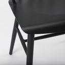 Colin 213L x 213W x 303H Black Metal Dining Chair - Default Title