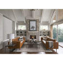 Aarohi 160L x 160W x 160H CreamBlack Cotton Patterned Pouf - Default Title