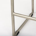 Givens 258H Seat Height Brown Wood WSilver Metal Frame Counterstool - Default Title