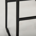 Givens 318H Seat Height Natural Wood WBlack Metal Frame Bar Stool - Default Title
