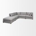 Valence New Gray Arm Pillow Sectional Piece - Default Title